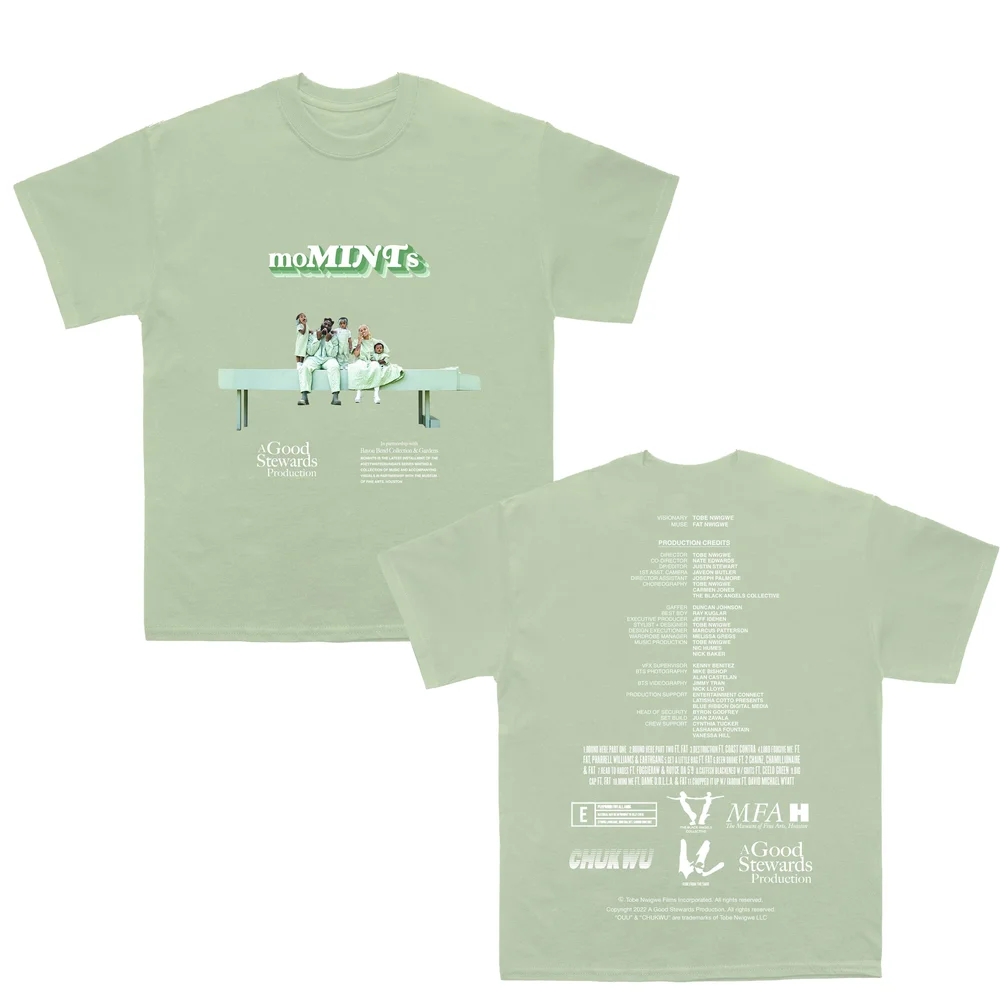MOMINTS TEE (front + back). [mint] — TOBE NWIGWE